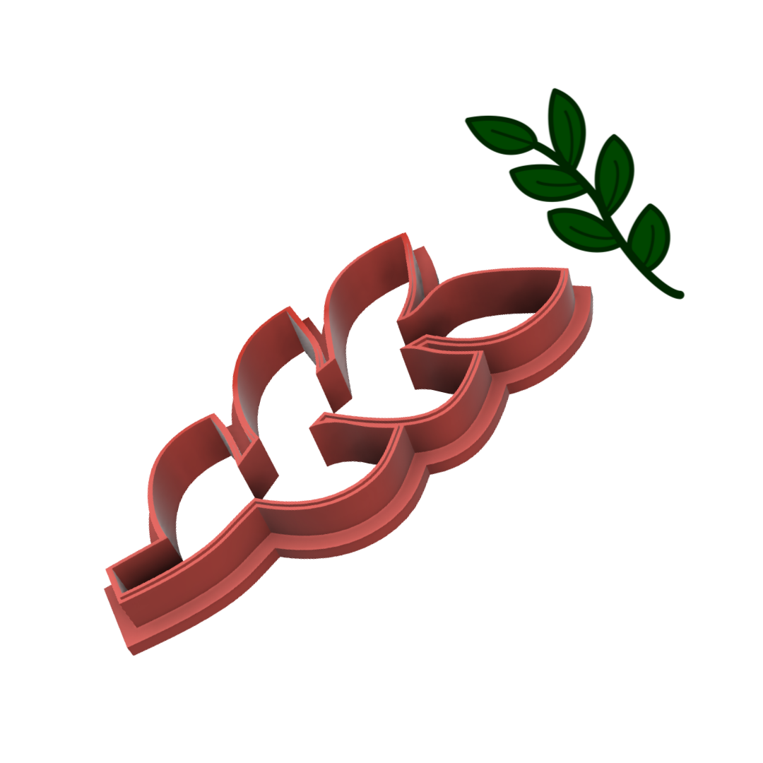 Hibiscus Branch Cookie Cutter
