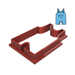 Overalls Cookie Cutter