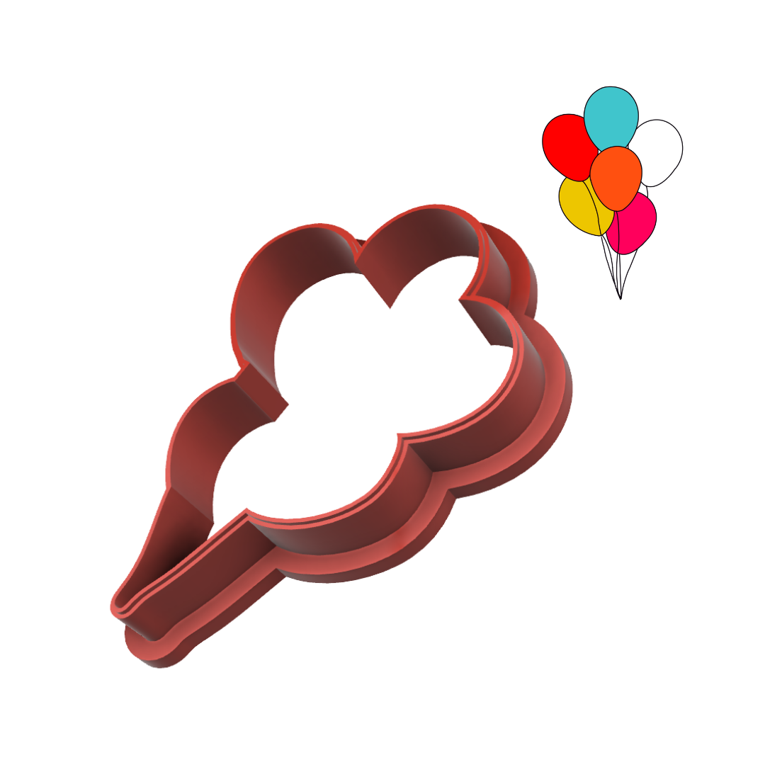 Party Balloons Cookie Cutter
