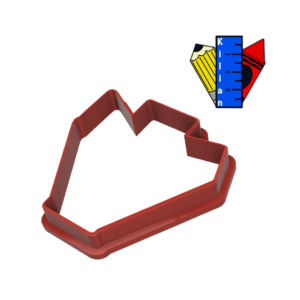 Pencil and Ruler and Crayon Cookie Cutter