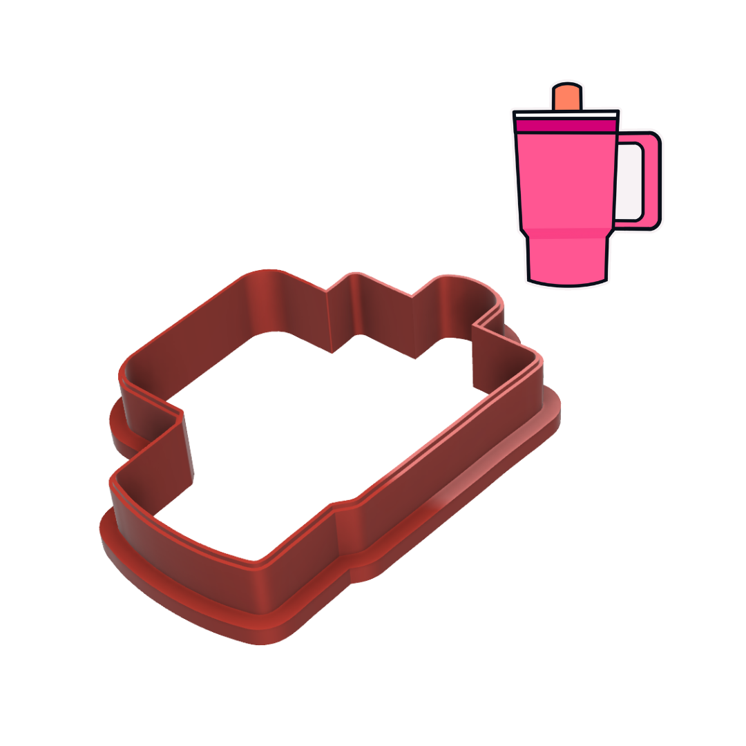Pink Cup Cookie Cutter
