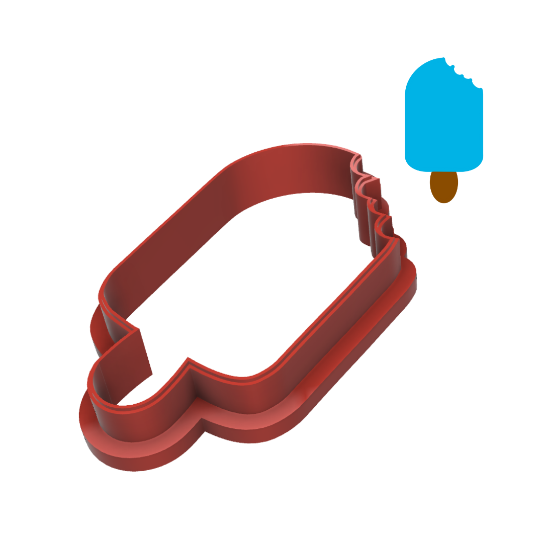 Popsicle with Bite Cookie Cutter