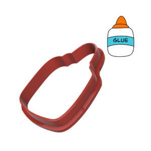 Squeeze Bottle of Glue Cookie Cutter