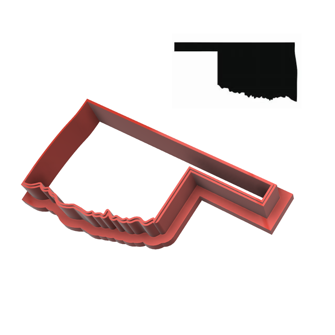 State of Oklahoma Cookie Cutter