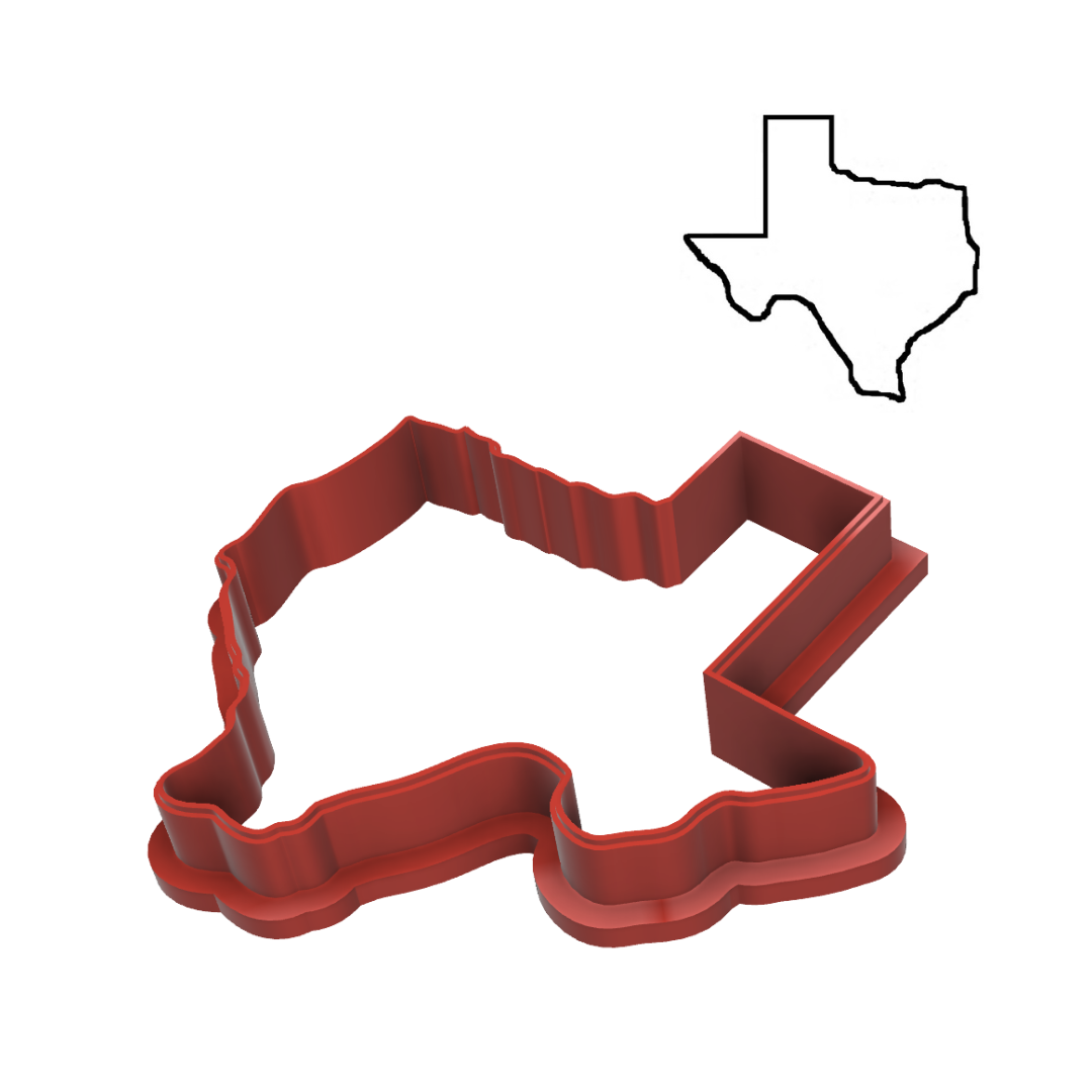 State of Texas Cookie Cutter