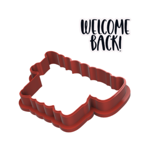 Welcome Back Logo Cookie Cutter