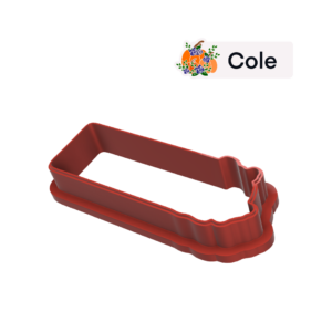 Fall Name Tag Plaque Cookie Cutter