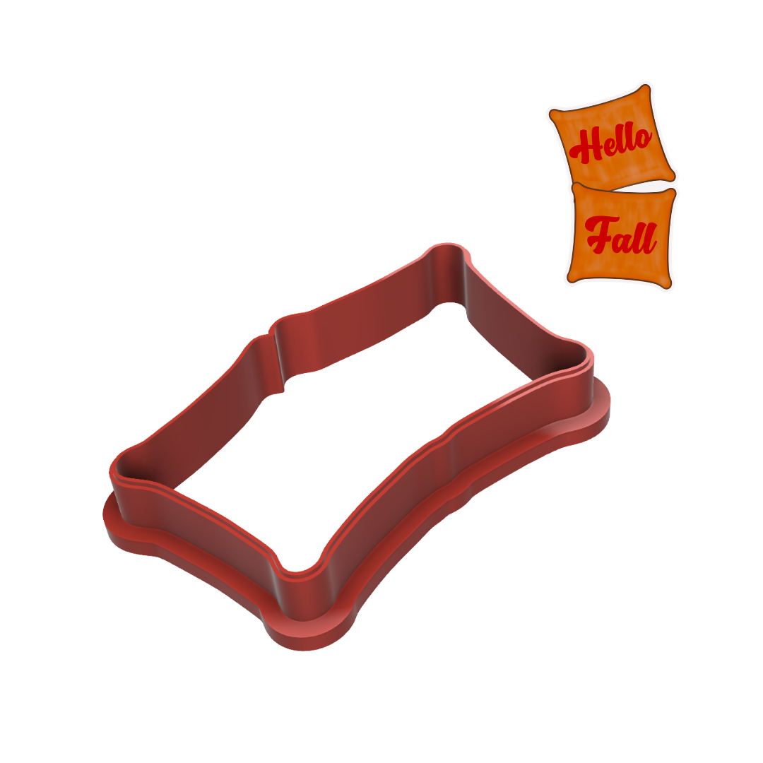 Stacked Pillows Cookie Cutter