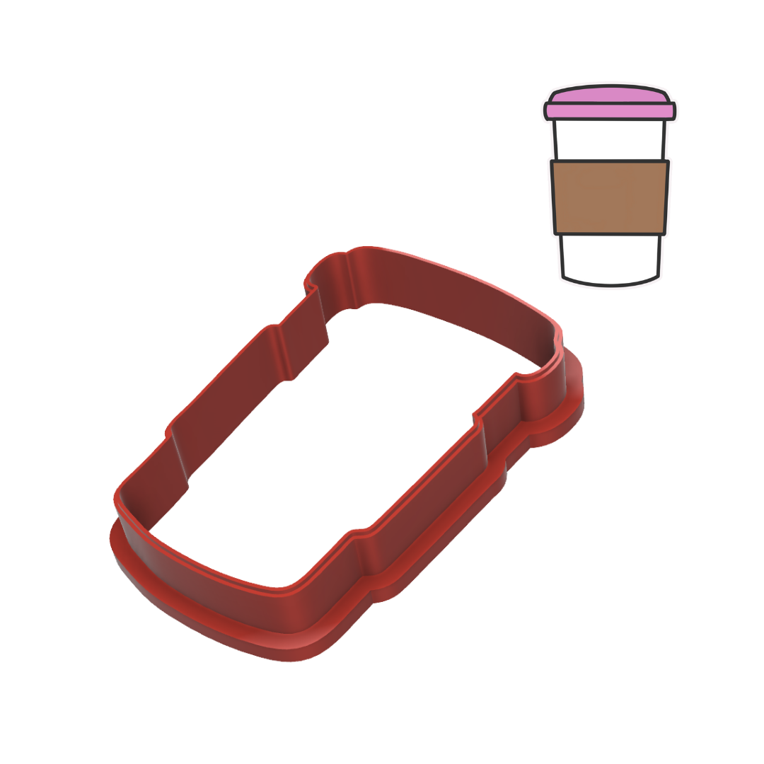To Go Coffee Cup Cookie Cutter