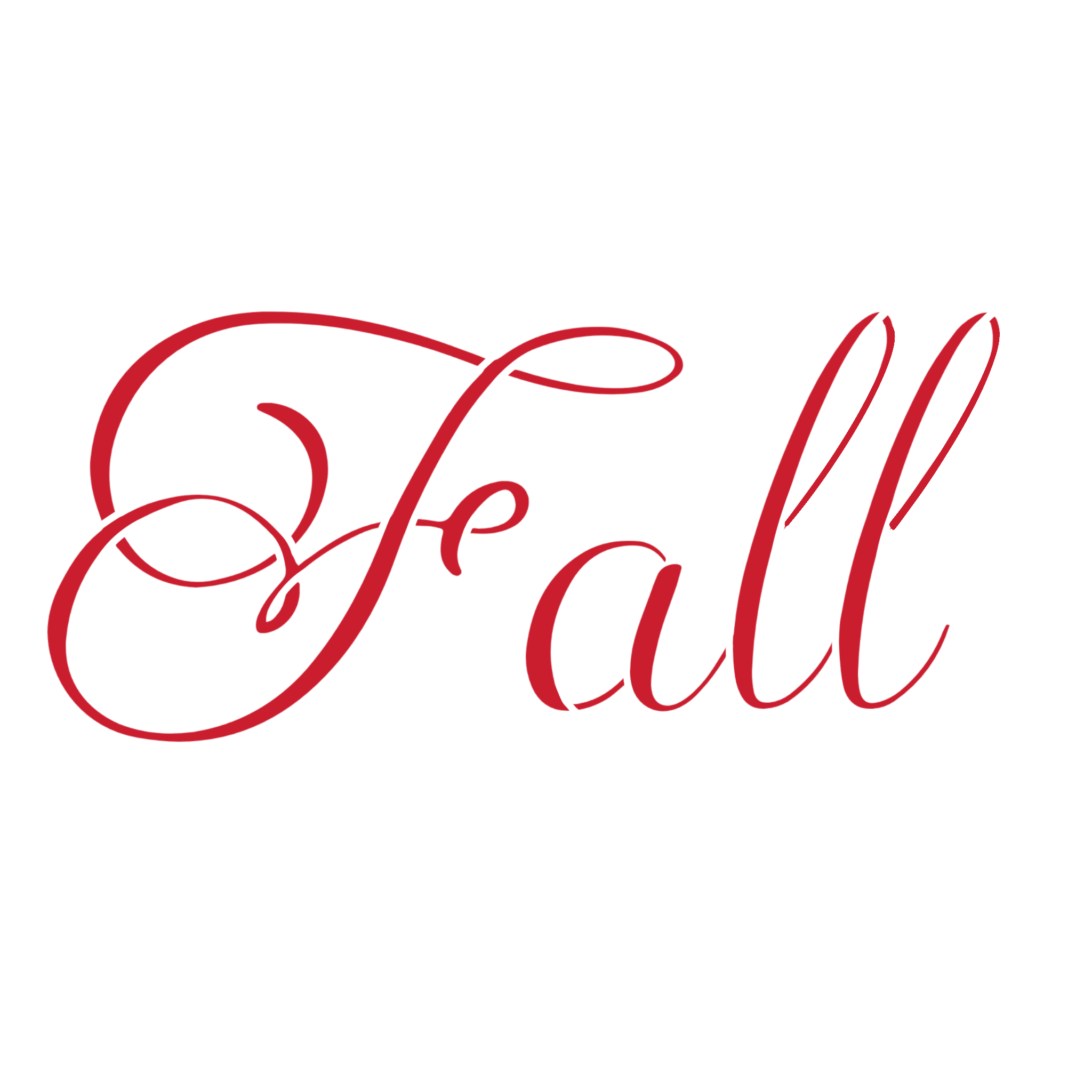 Fall Stencil