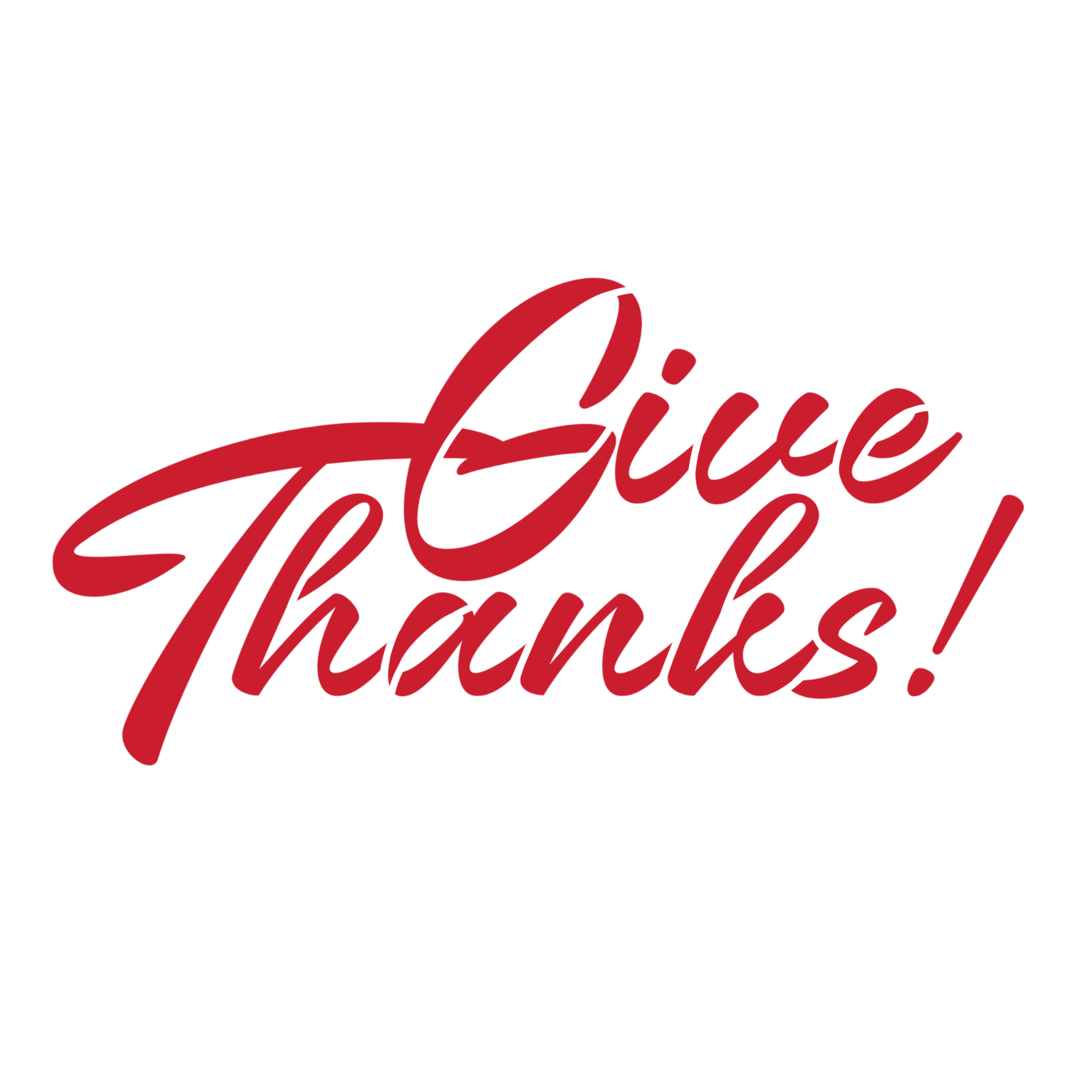 Give Thanks Stencil