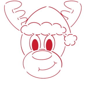 Reindeer Stencil