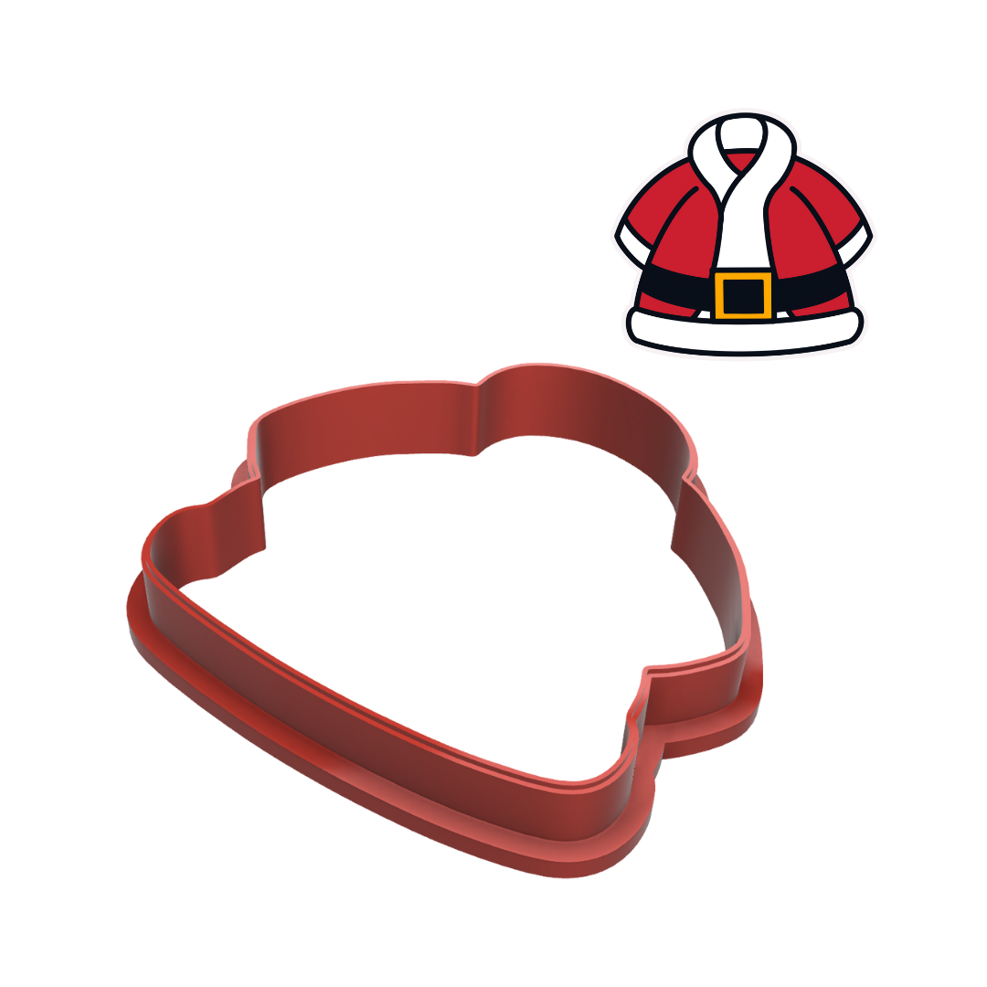 Santa Suit Cookie Cutter