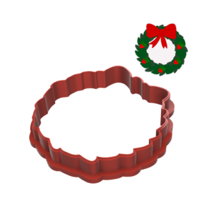 Wreath With Bow Cookie Cutter