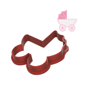 Baby Carriage Cookie Cutter