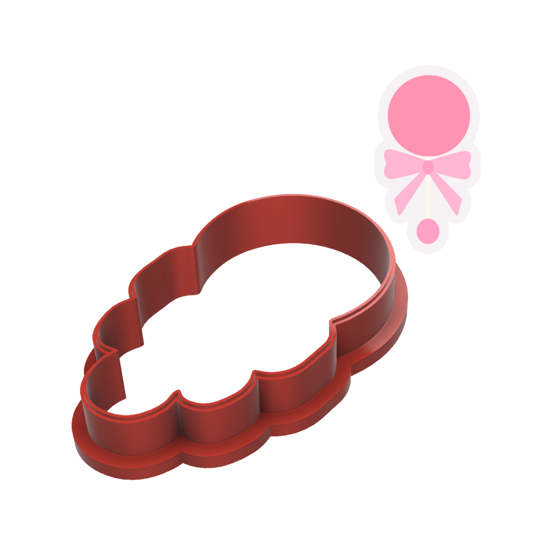Baby Rattler Cookie Cutter