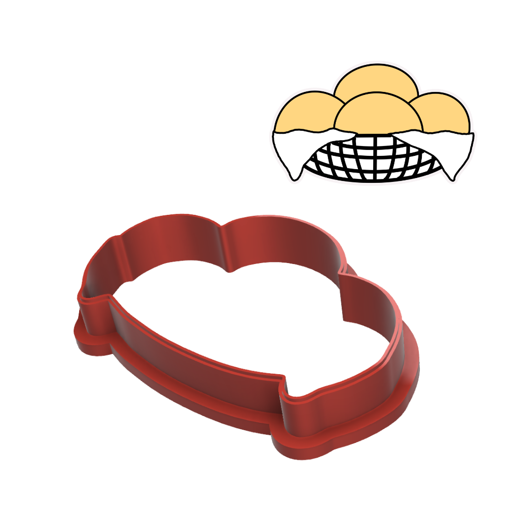 Basket of Rolls Cookie Cutter