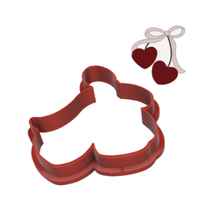 Heart Cherries Cookie Cutter