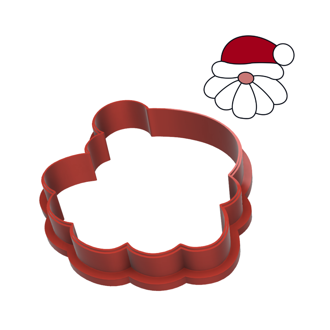 Santa Face Cookie Cutter